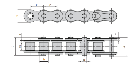 <font color='red'>16BHF3</font>_非標重載鏈條<font color='red'>16BHF3</font>規