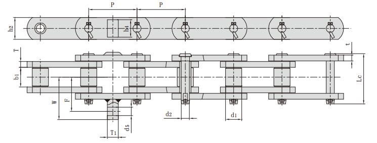 P66.27F10_<font color='red'><font color='red'>筑路</font><font color='red'>機械</font>鏈</font> 工程鏈